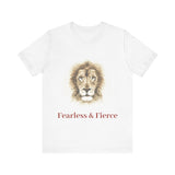 Lion - Fearless & Fierce T-Shirt - Conscience Garment