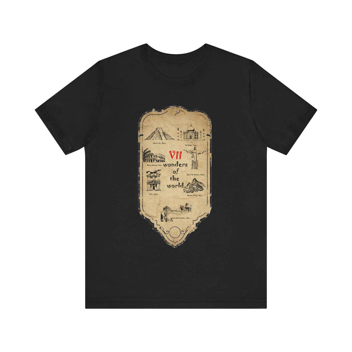 Seven Wonders of the World T-shirt