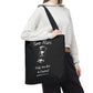 Time Flies Motivational Tote Bag