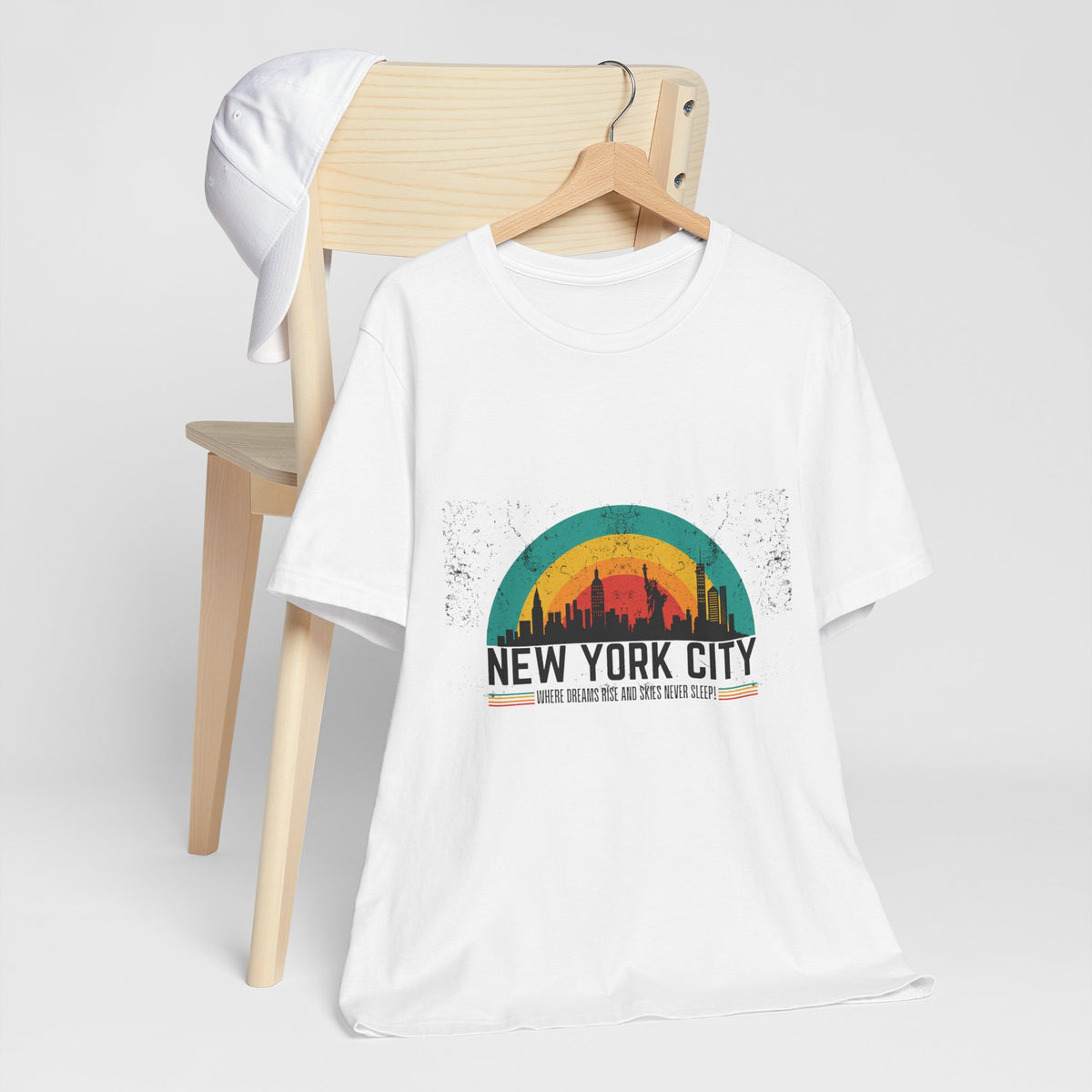 Cityscape T-Shirt - New York City Skyline, Gift, Inspiration - Conscience Garment