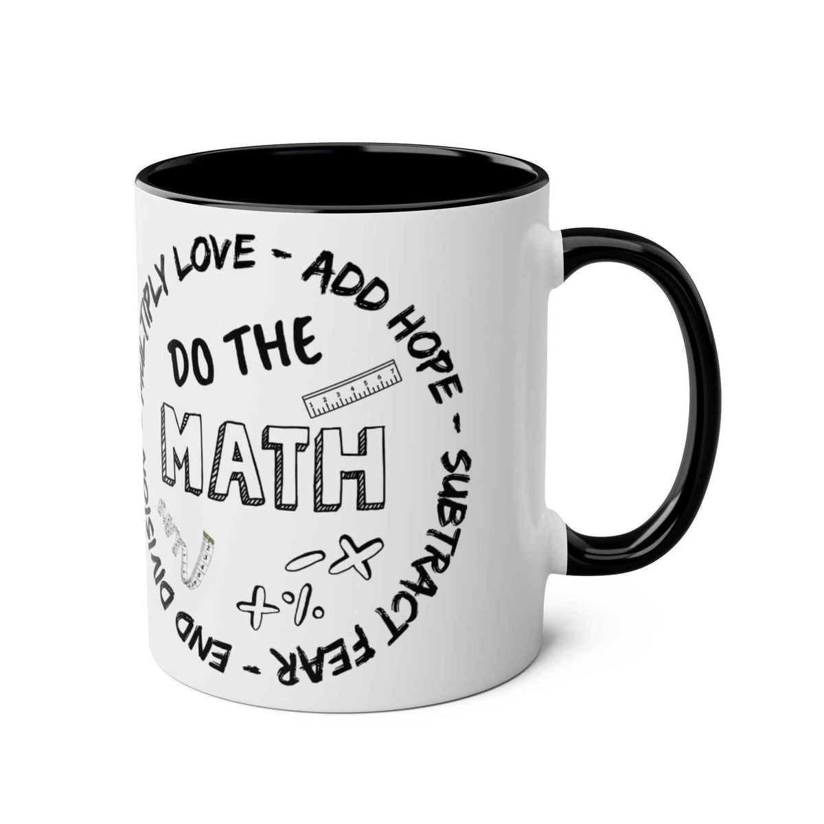 Do the Math Mug - Two-Tone, 11oz