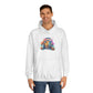 Colorful Turtle Headphones Hoodie — Watercolor Music Hoodie