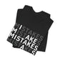 'Mistakes' Typography Black Tee