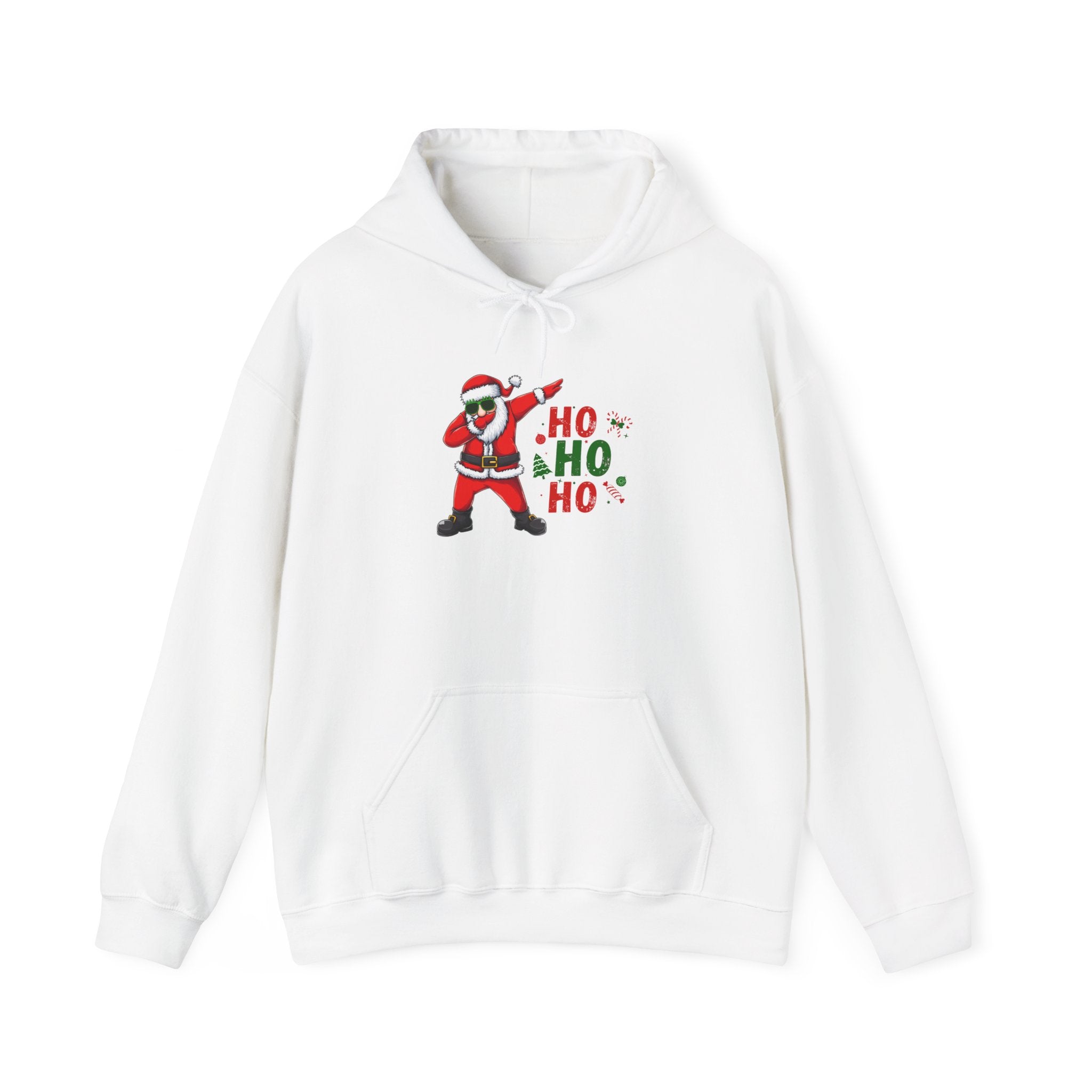 Dabbing Santa Hoodie — 'Ho Ho Ho' Christmas Holiday Sweatshirt
