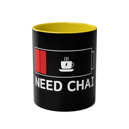 Chai Battery Gauge Mug 11oz - Conscience Garment