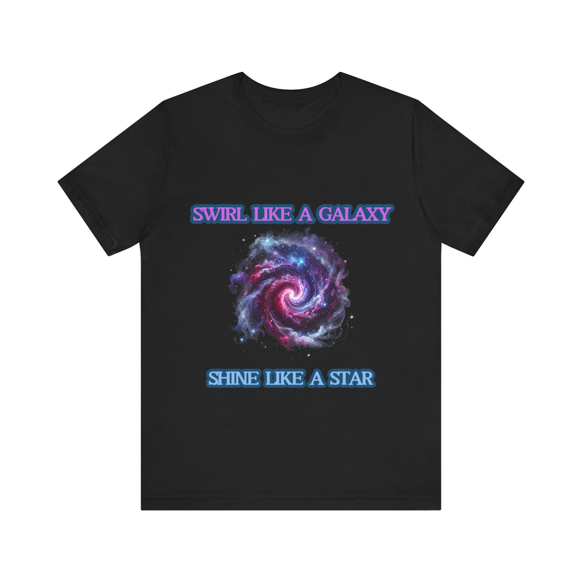 Galaxy Swirl T-Shirt - Swirl like a galaxy, shine like a star - Conscience Garment