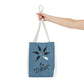 Be Different Whale Tote Bag — Inspirational Ocean Animal Canvas Tote