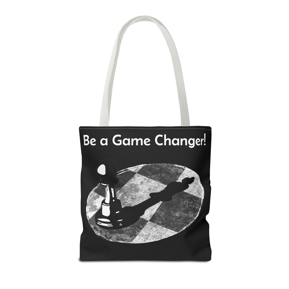Be a Game Changer Inspirational Chess Tote Bag