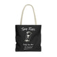 Time Flies Motivational Tote Bag
