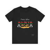 Pride of Africa Kenya T-Shirt | Unisex Short Sleeve Tee for Travelers and Culture Enthusiasts - Conscience Garment