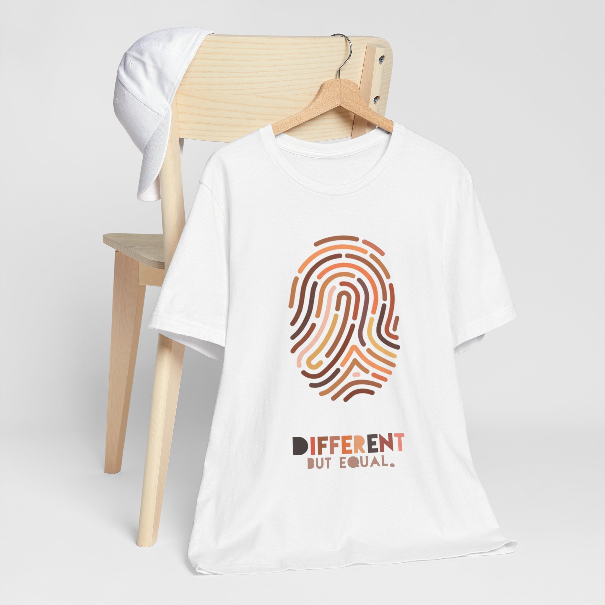 Different but Equal Fingerprint T-shirt