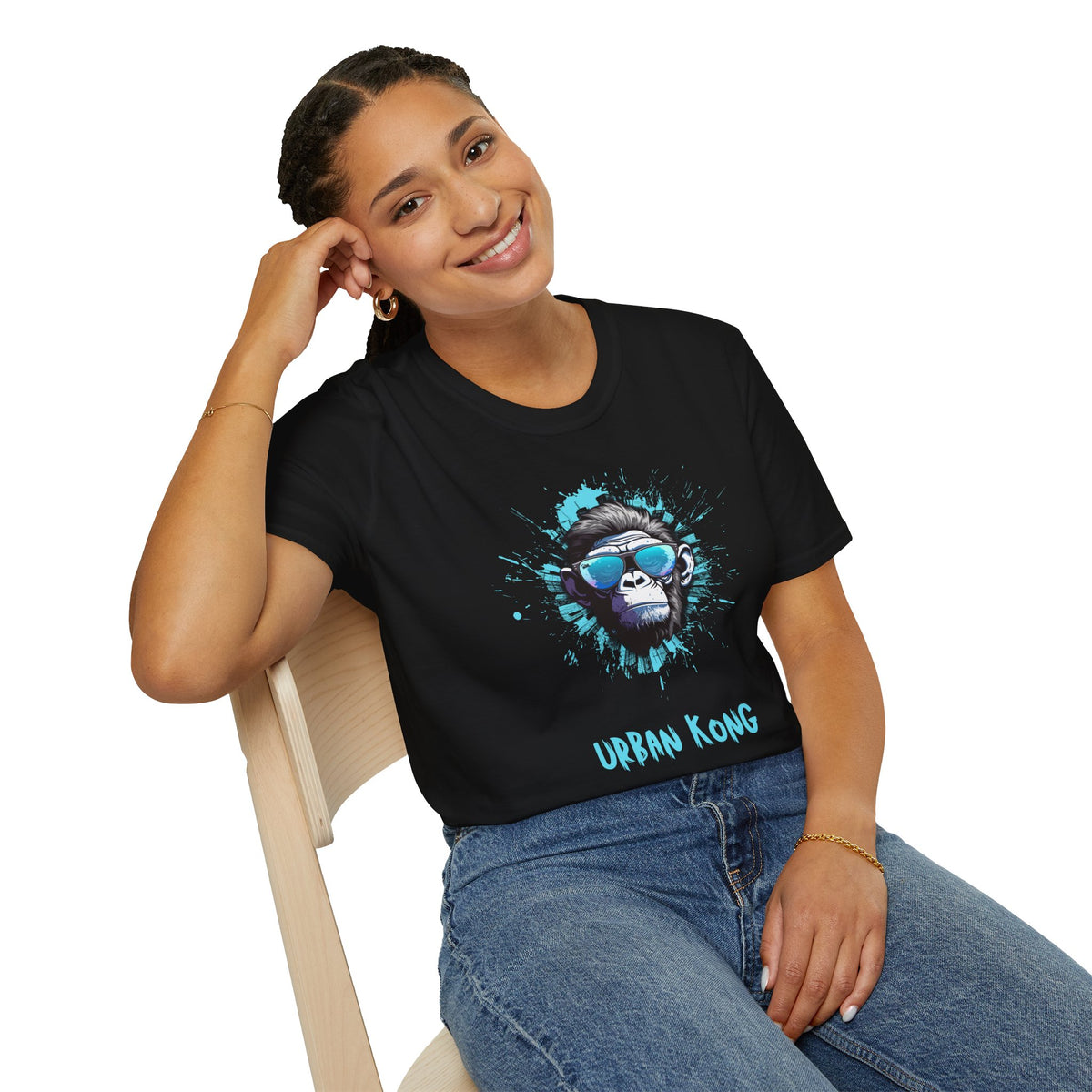 Urban Kong Graphic T-Shirt — Cool Sunglasses Monkey Streetwear Tee