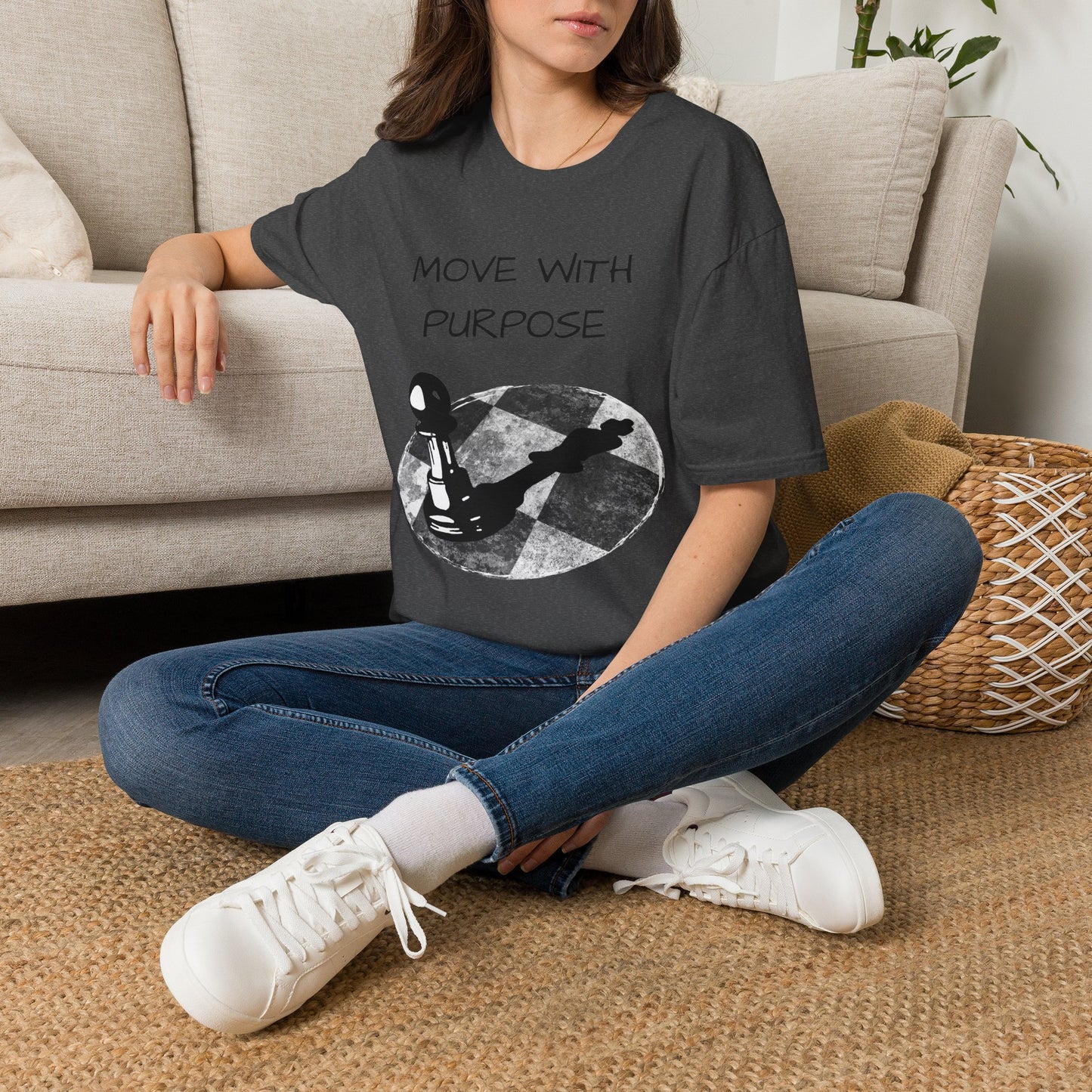 Chess Pawn 'Move With Purpose' T-Shirt