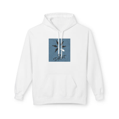 Be Different Motivational Hoodie — 'Thrive' Floral Graphic Pullover