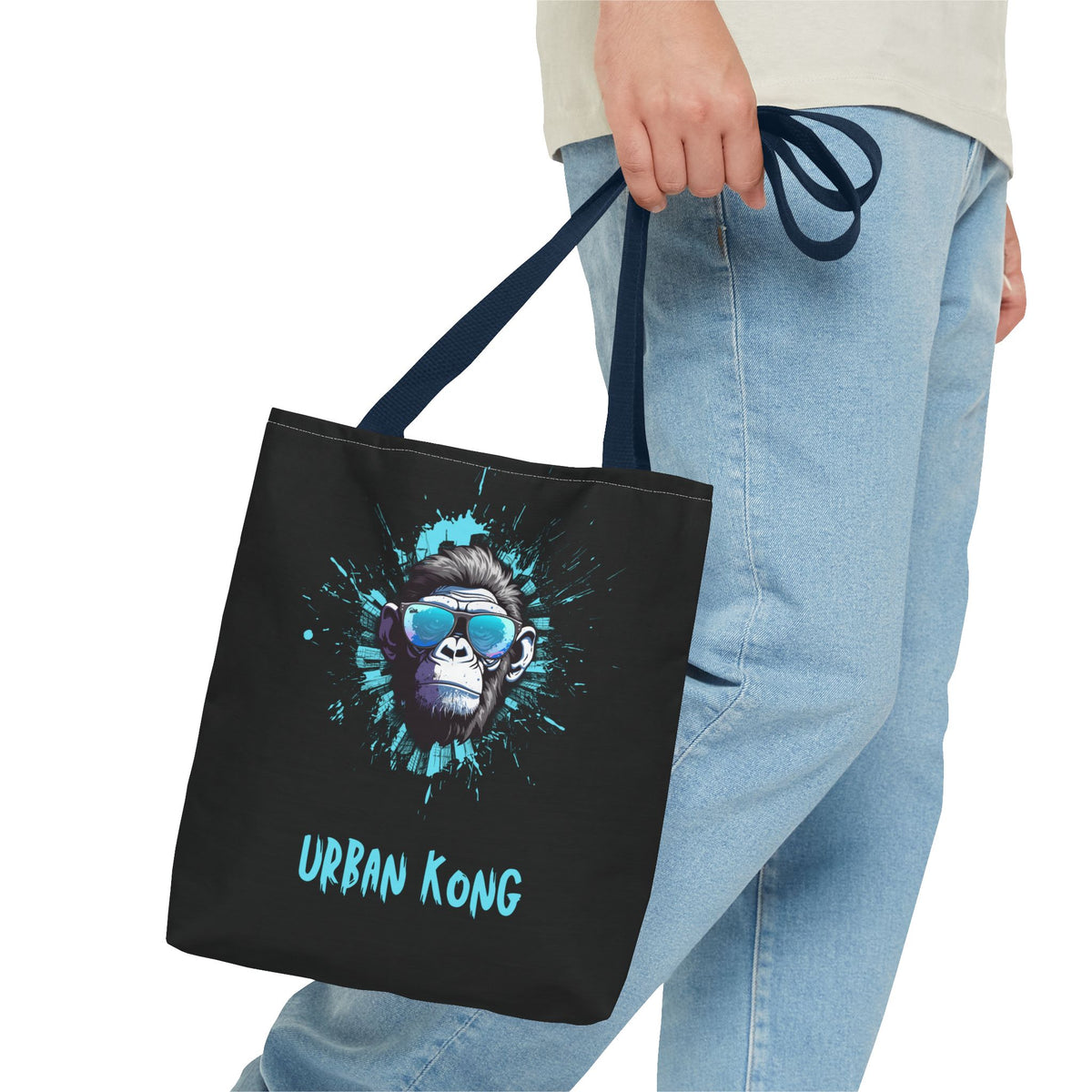 Urban Kong Graphic Tote Bag — Cool Ape Sunglasses All-Over Print