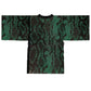 Green Snake Skin Kimono Robe – Long Sleeve - Gift