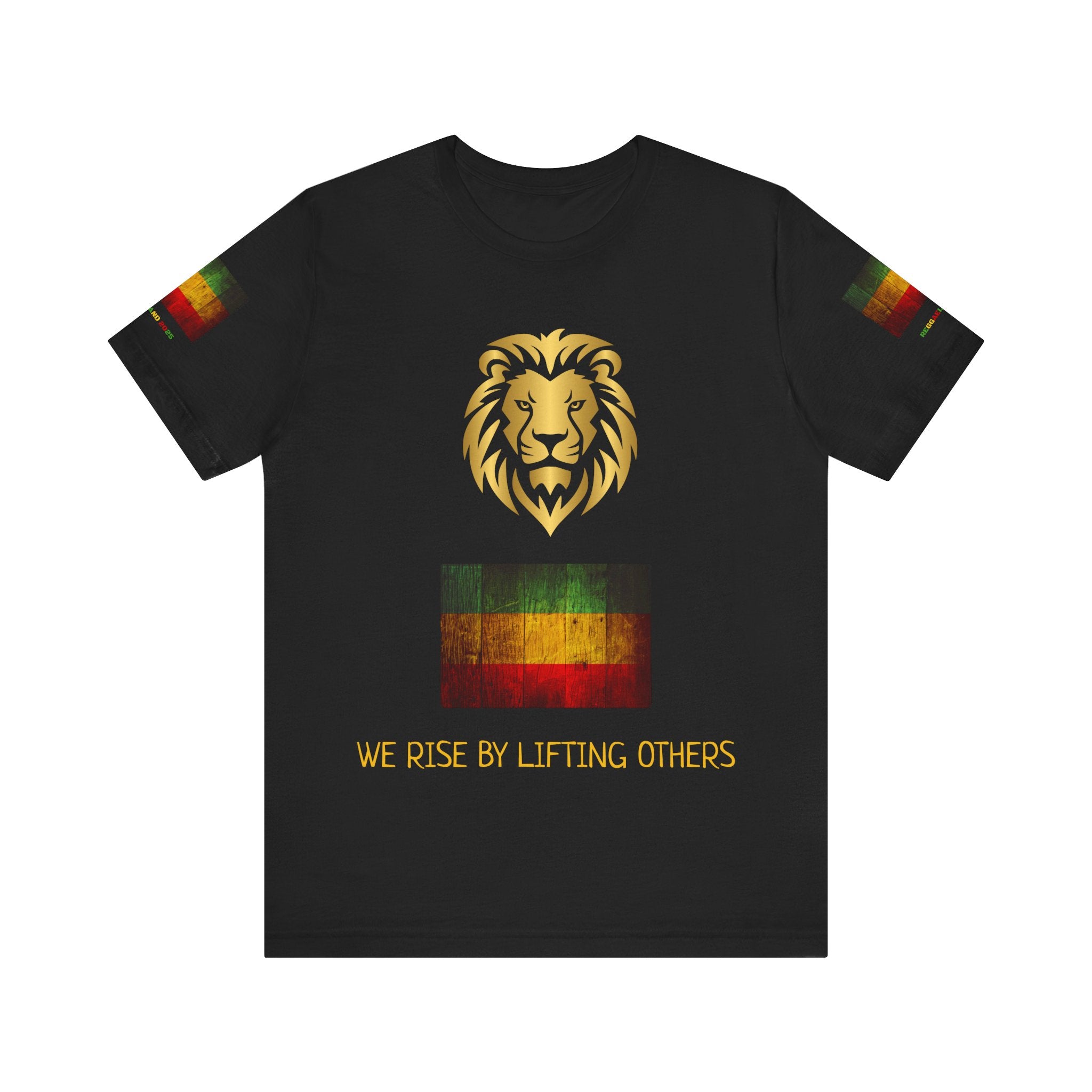 We rise by lifting others, Reggae Love Unisex T-shirt, Celebrate Unity, Peace, Culture, Music, Africa, Jamaica, Gift for Music Lovers, Festivals, and Holidays