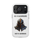 Phone Case — "Be a Warrior Not a Worrier" Impact-Resistant Magnetic Armor