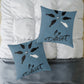 Be Different Fish Throw Pillow – Inspirational Nautical Accent Cushion