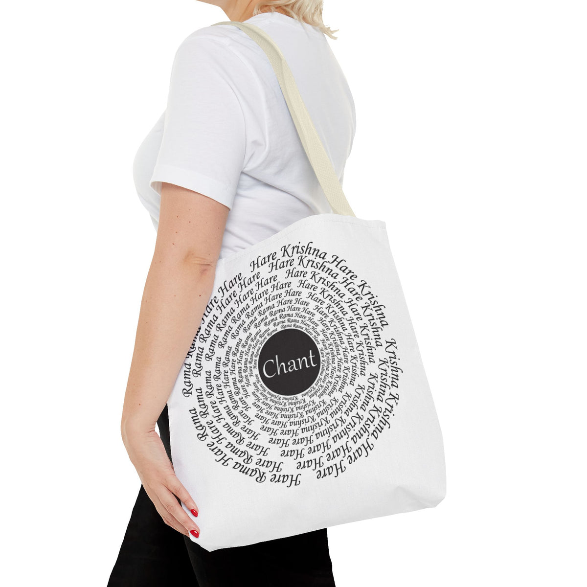 Hare Krishna Chant Mantra Meditation Tote Bag