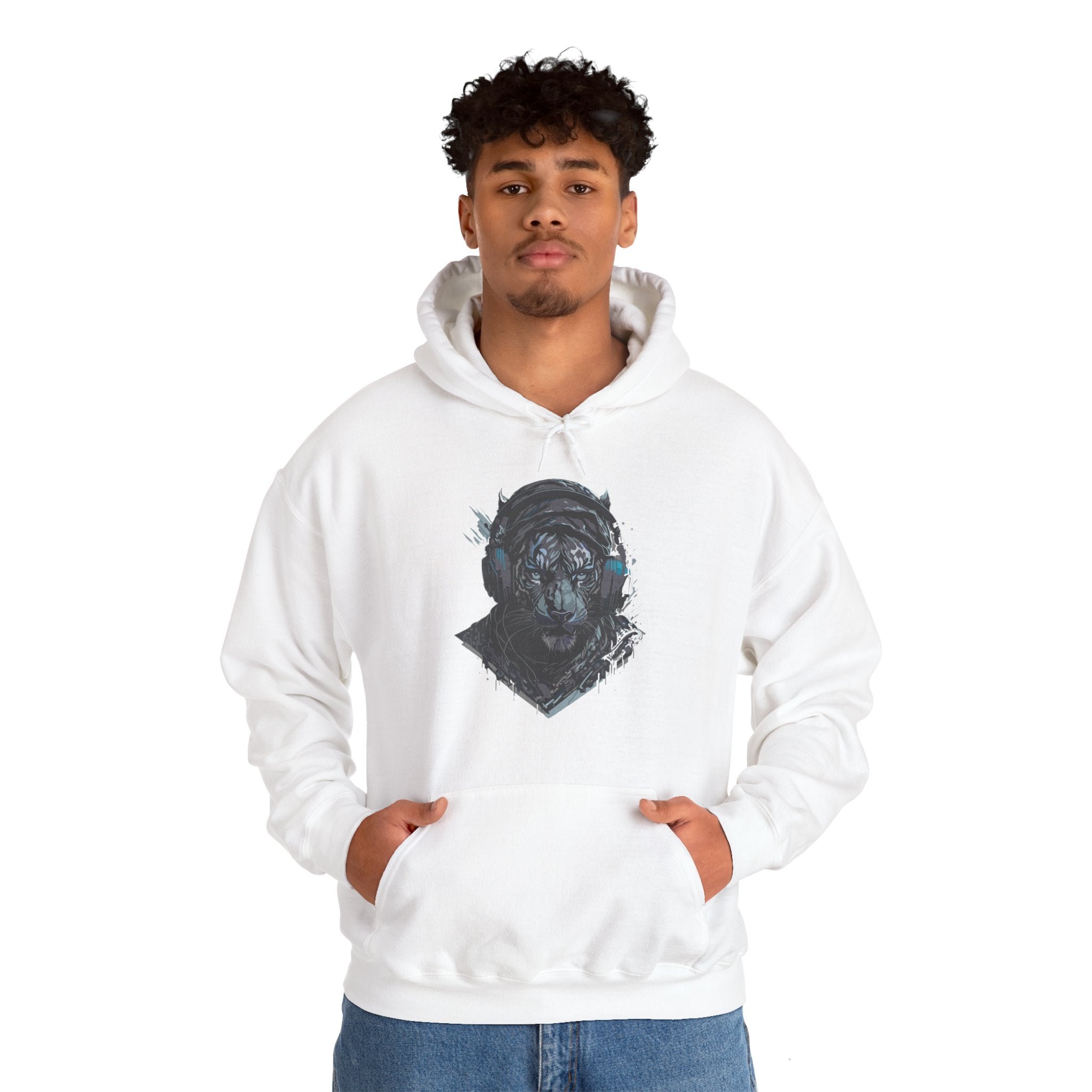 Lion Dj, Unisex Hooded Sweatshirt