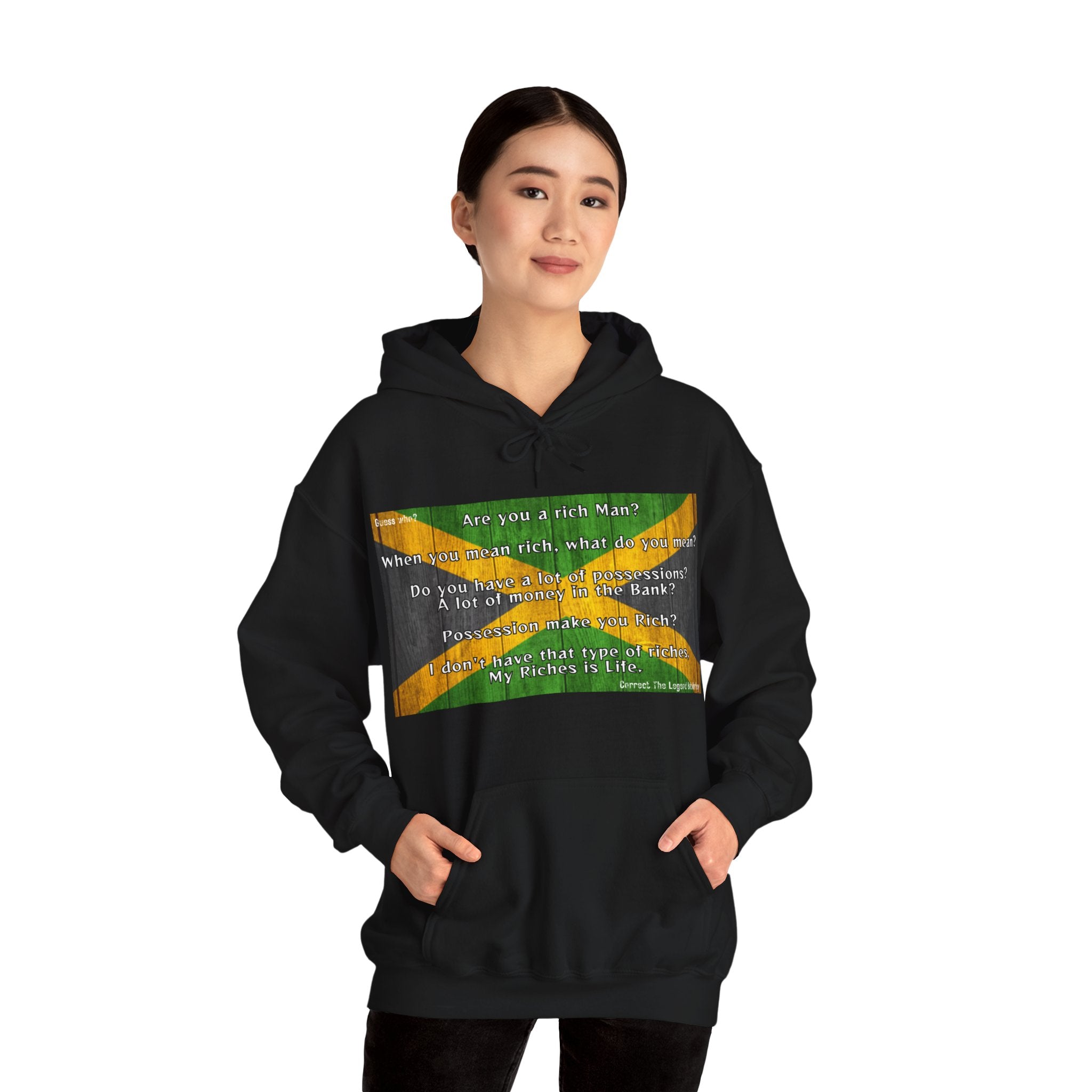 Jamaica Flag with Bob's Wise Lyrics