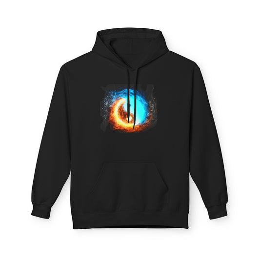 Cosmic Portal Graphic Hoodie - Yin Yang design