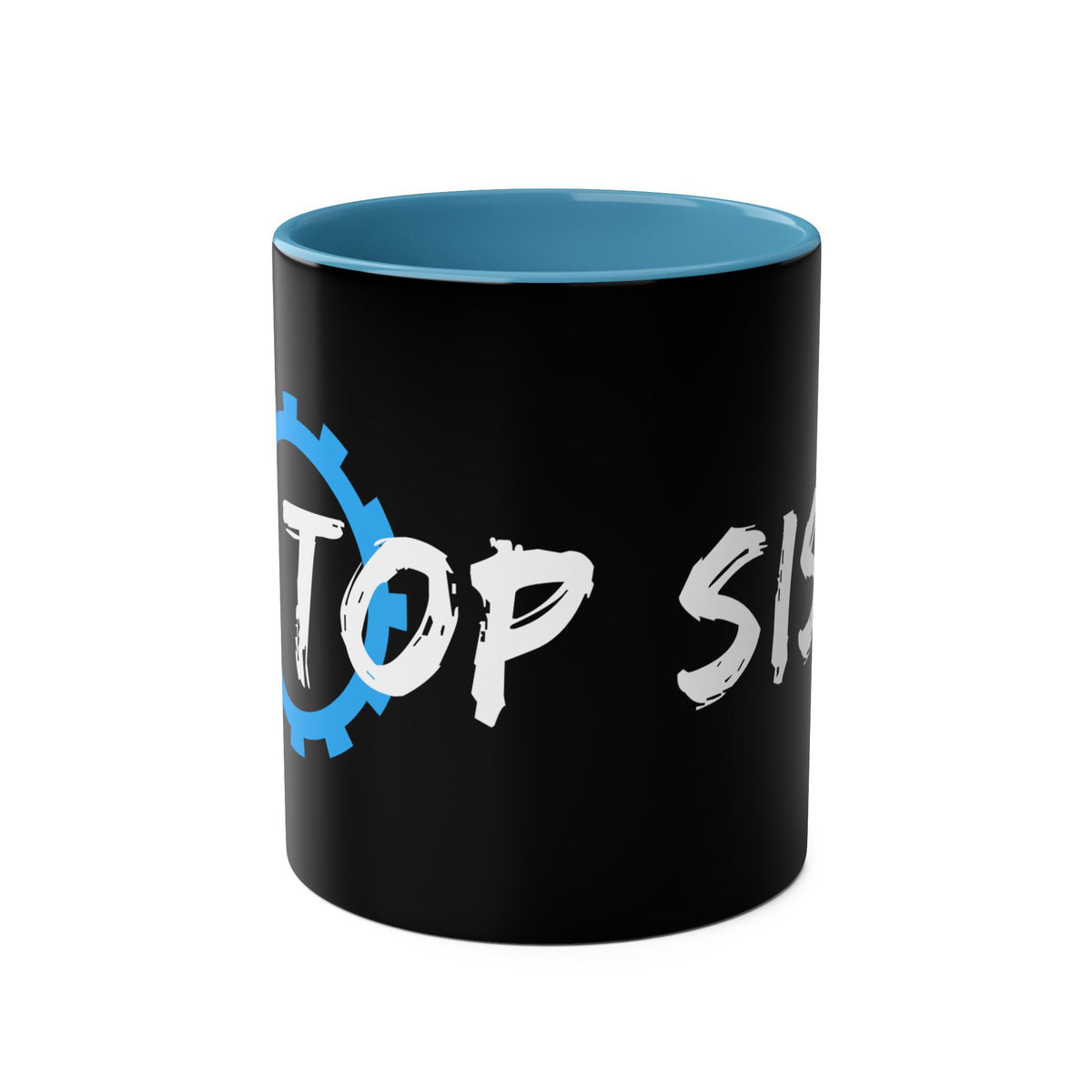 Top Sister Two-Tone Coffee Mug - Conscience Garment