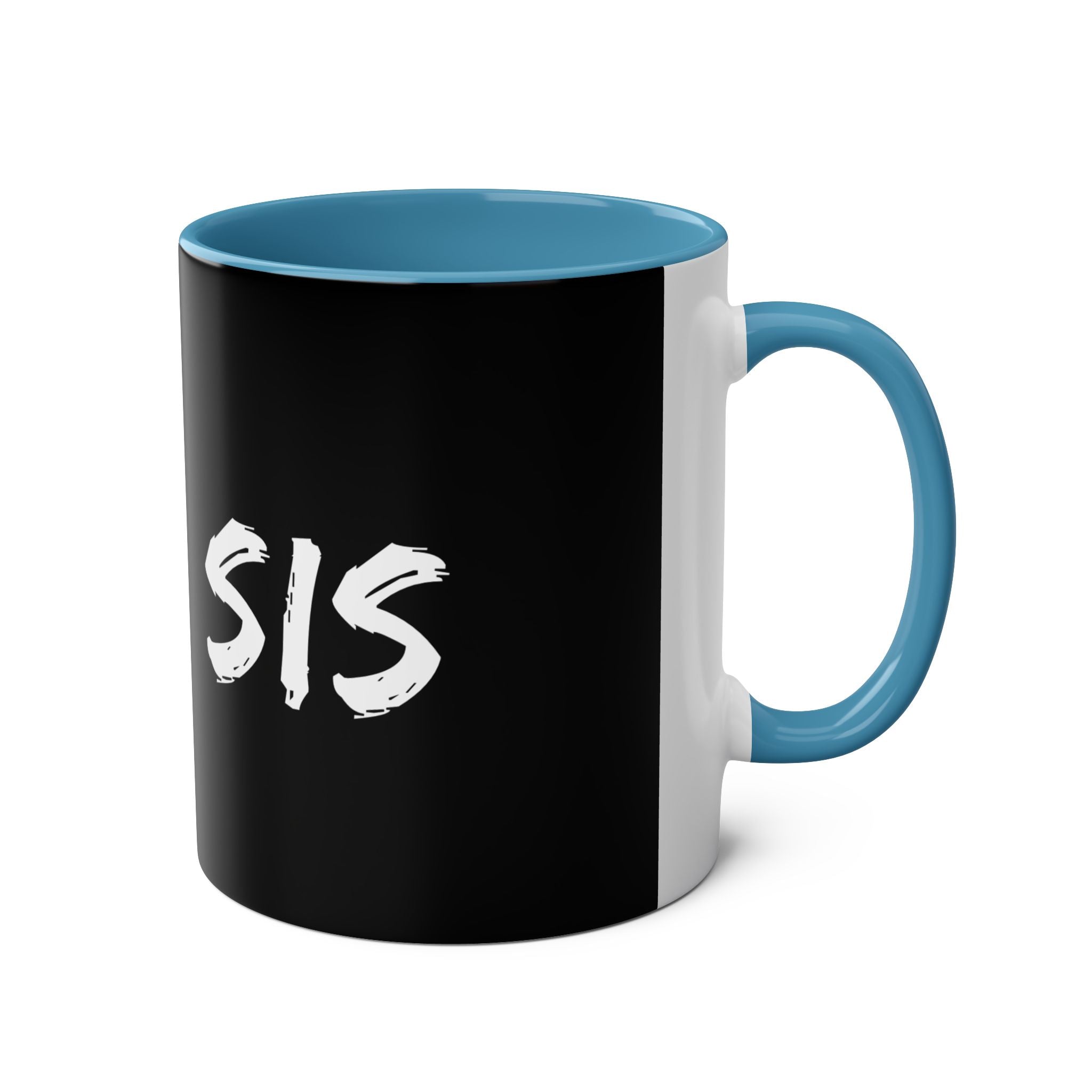 Top Sister Two-Tone Coffee Mug, Birthday Gift, 7 Colors