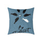 Be Different Fish Throw Pillow – Inspirational Nautical Accent Cushion