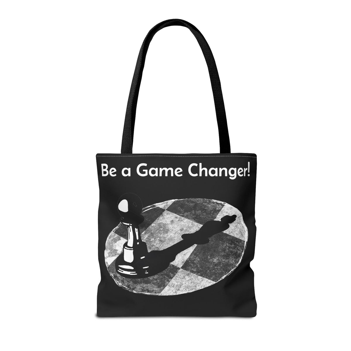 Be a Game Changer Inspirational Chess Tote Bag
