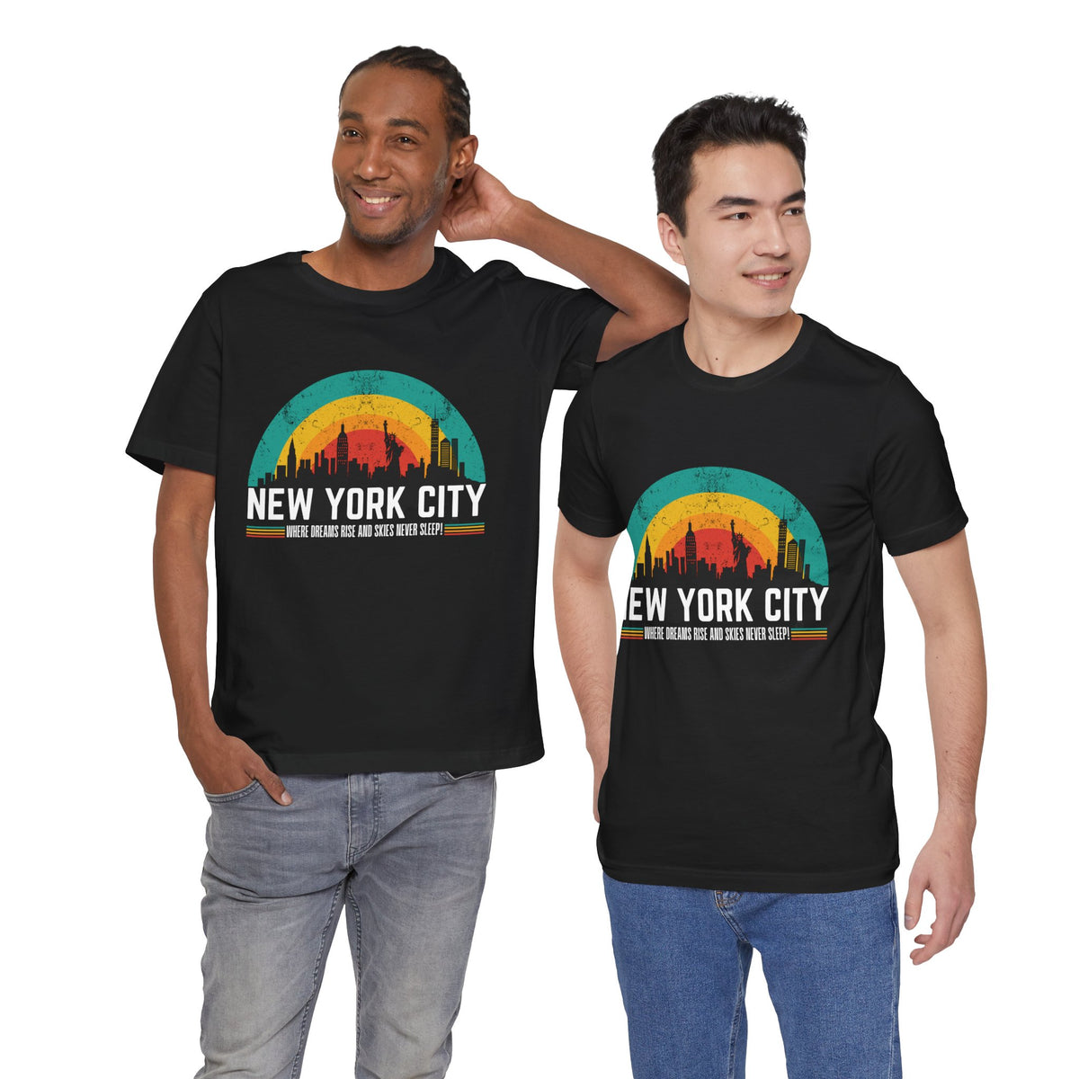 Cityscape T-Shirt - New York City Skyline, Gift, Inspiration - Conscience Garment