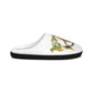 World Peace Watercolor Women's Indoor Slippers — Cozy Slip-On House Shoes