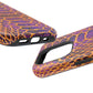 Purple-Gold Snake Skin Magnetic Impact Case
