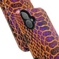 Purple-Gold Snake Skin Magnetic Impact Case
