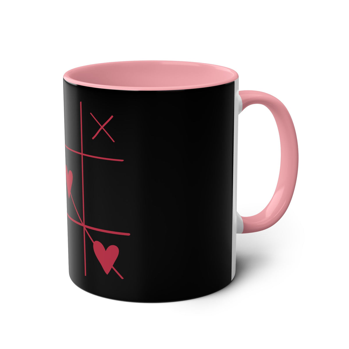Hearts and Crosses Coffee Mug,  11oz - Conscience Garment