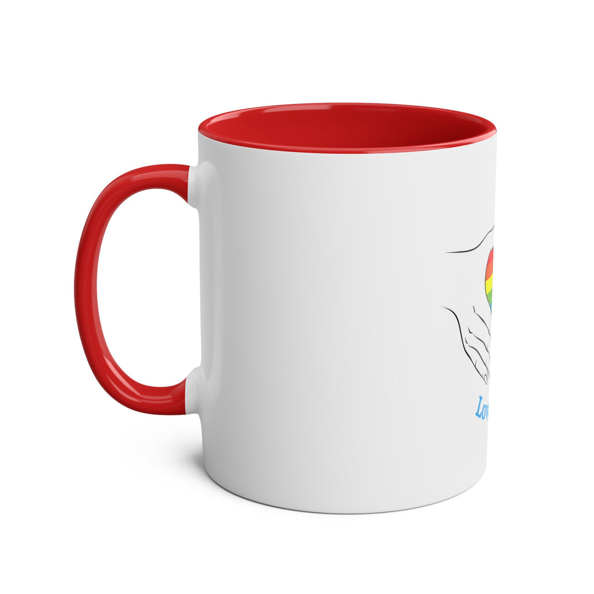 Love Is Love Two-Tone Mug - Conscience Garment
