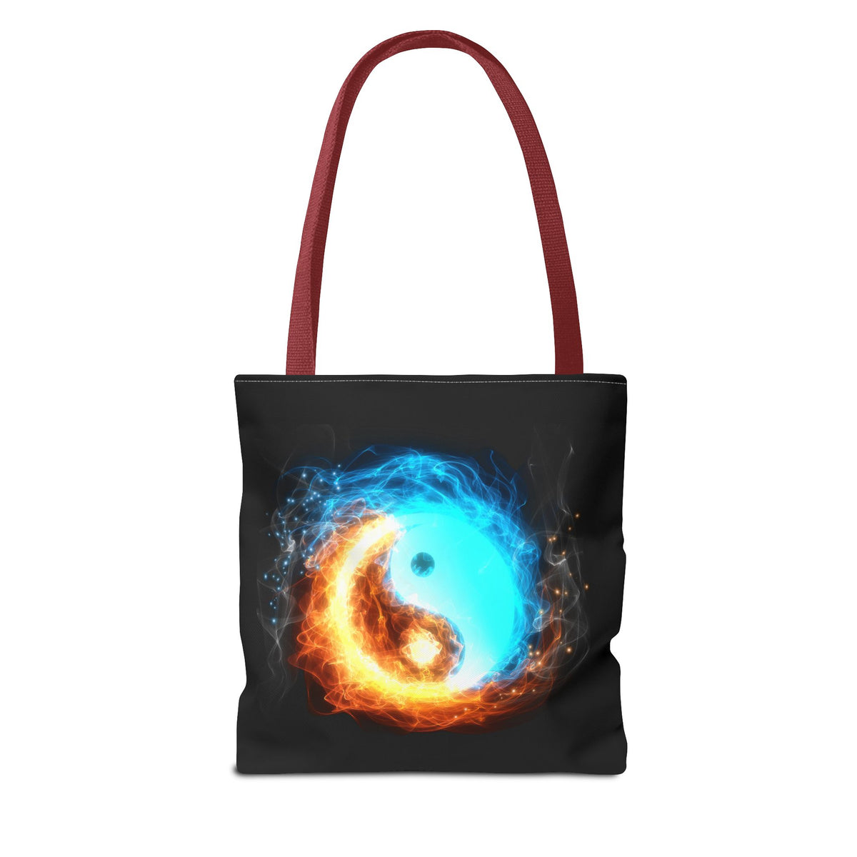 Fire and Ice Yin Yang Tote Bag