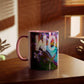 Wow Mom Coffee Mug, Two-Tone, 11oz