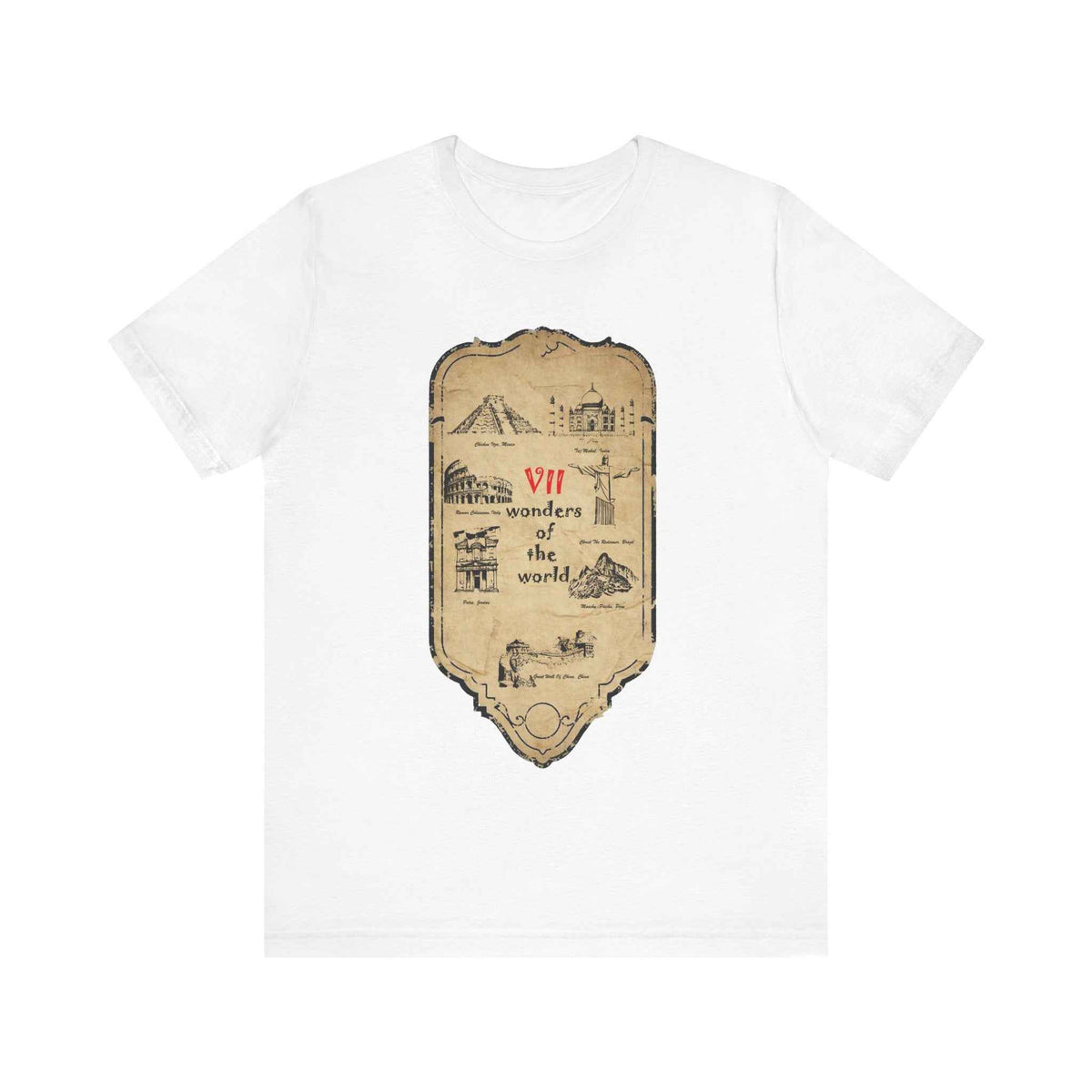 Seven Wonders of the World T-shirt