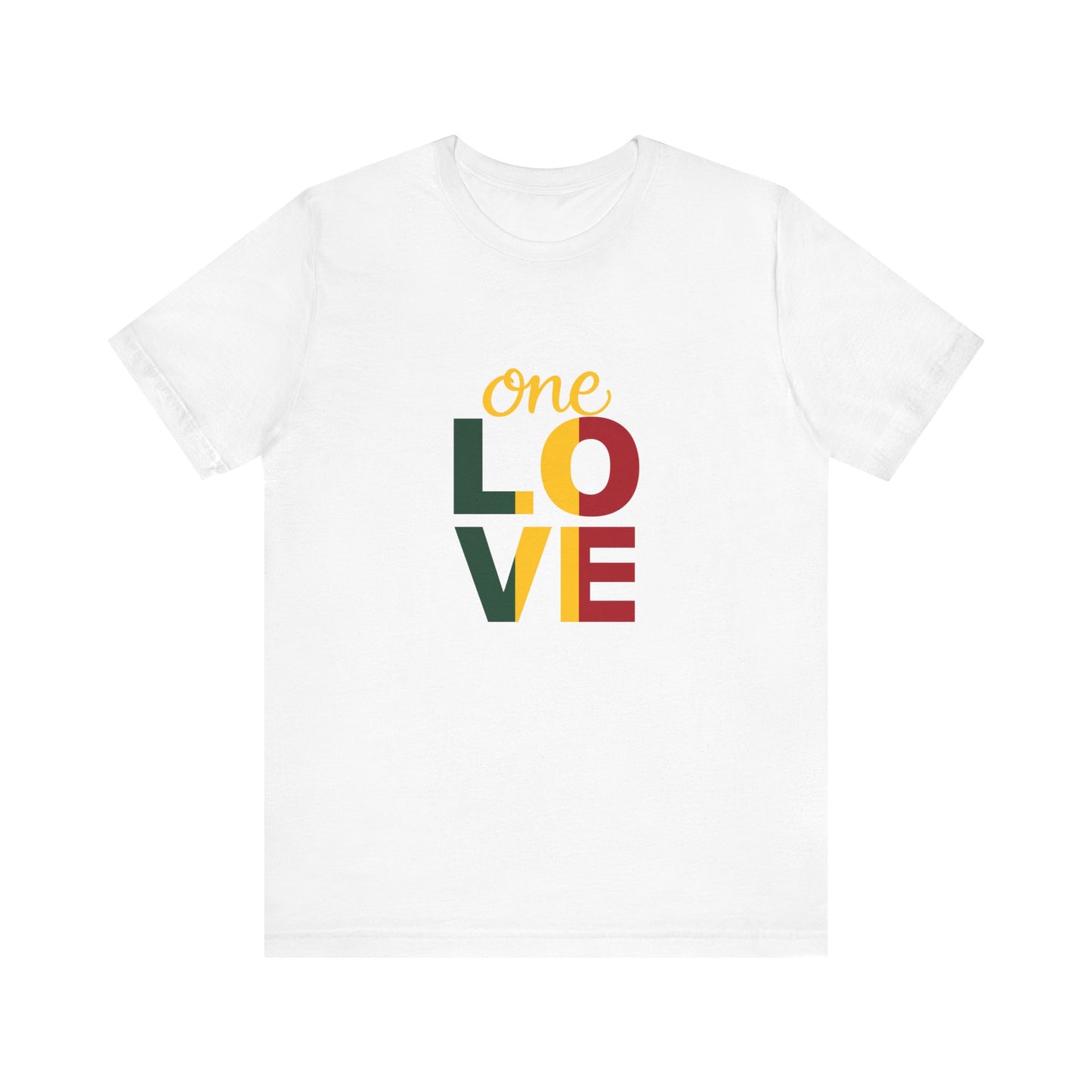 One Love Reggae T-shirt Short Sleeve
