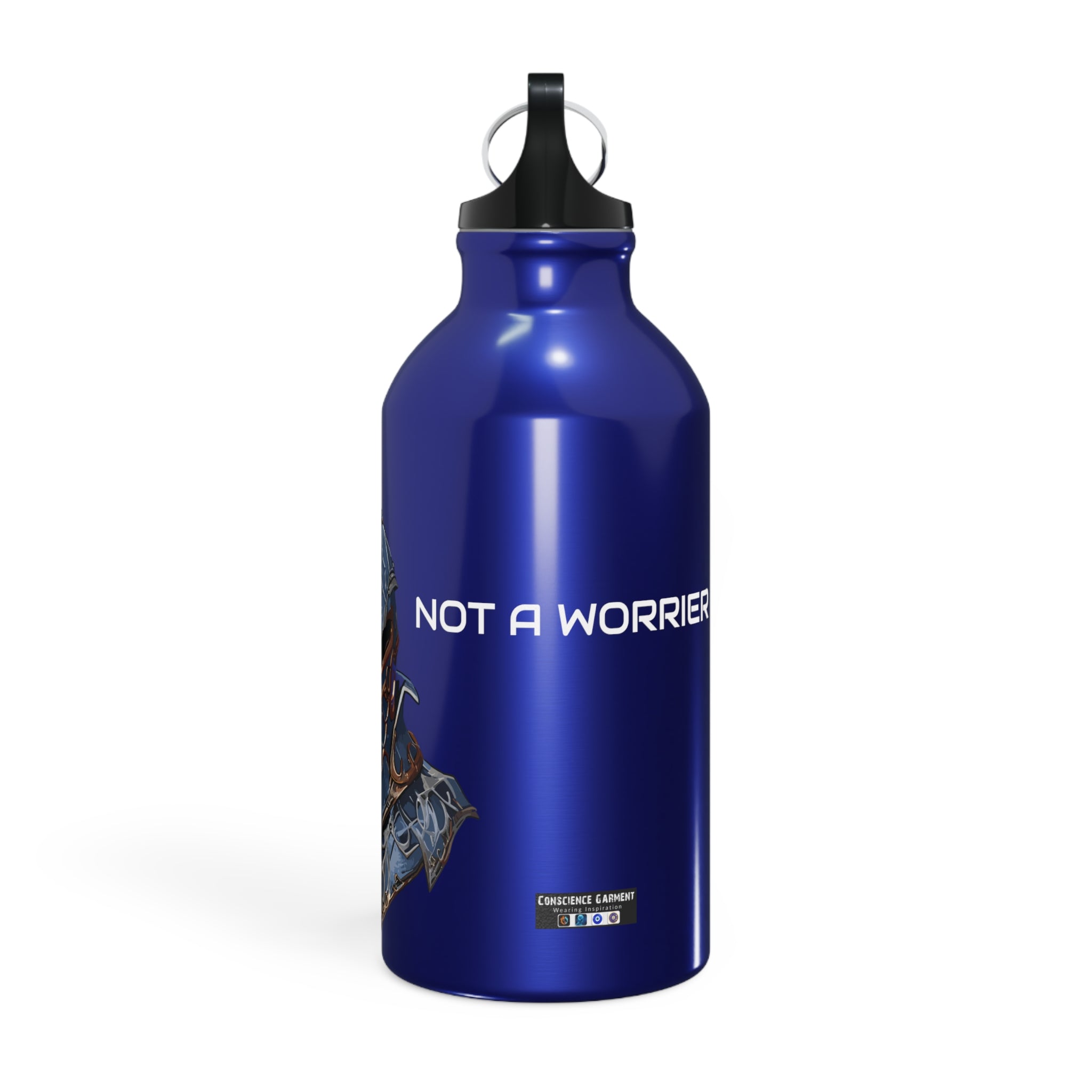 Be a Warrior not a Worrier, Oregon Sport Bottle, Gift, Inspirationa;, Motivation, Aluminium