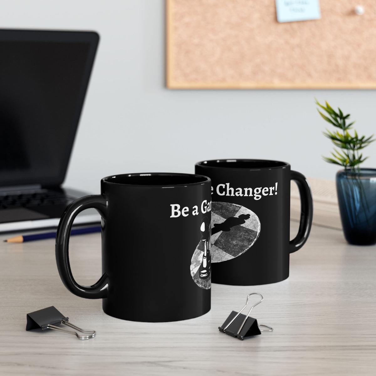 Black Chess Game Changer Mug – Chess Player Gift