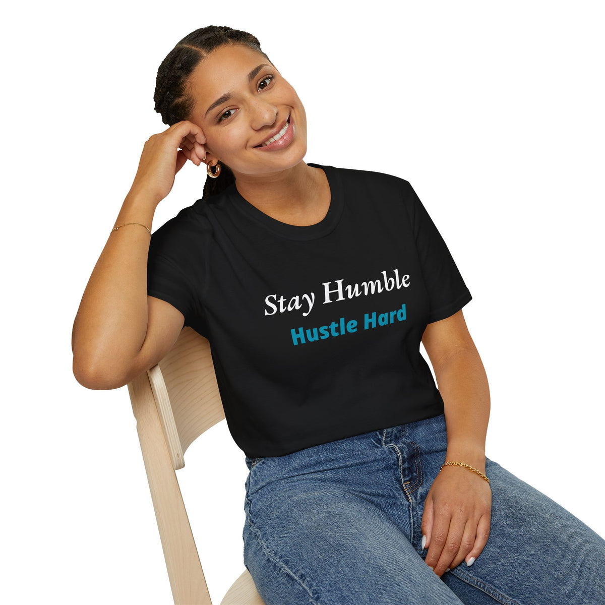 Stay Humble Hustle Hard Inspirational T-Shirt