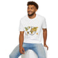 Peaceful World Map T-Shirt — Watercolor Peace Sign Globe T-Shirt