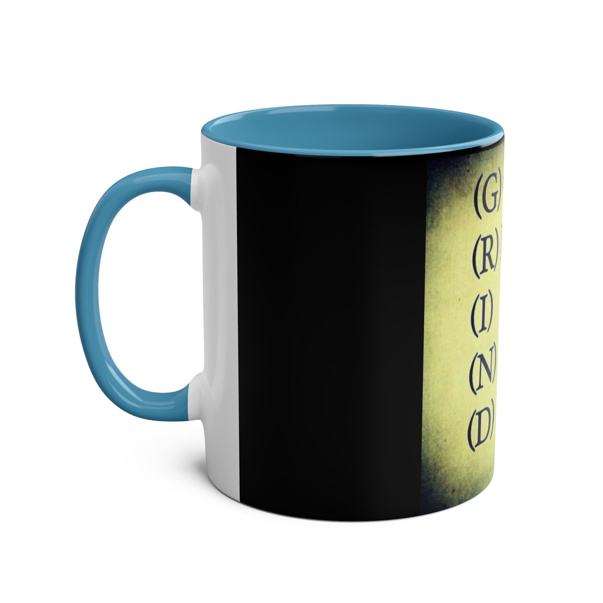 Coffee Mug with GRIND - Get Ready It's a New Day Design - Conscience Garment
