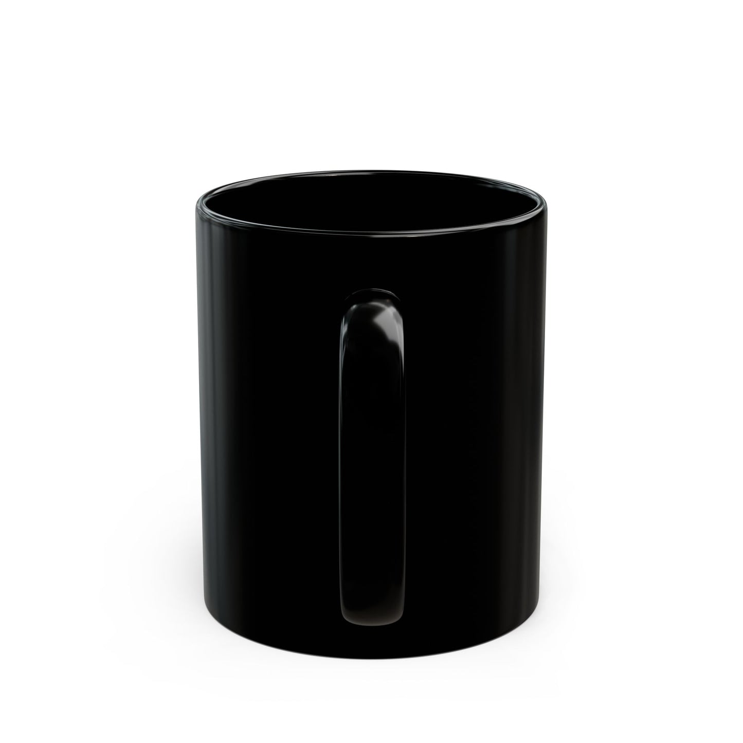 Inspirational Quote Black Mug — “Let Your Smile Change the World” Coffee Mug (11oz/15oz)