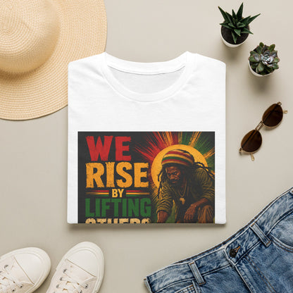 We Rise By Lifting Others T-Shirt — Rasta Sun Reggae Inspirational Tee