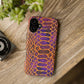 Purple-Gold Snake Skin Magnetic Impact Case