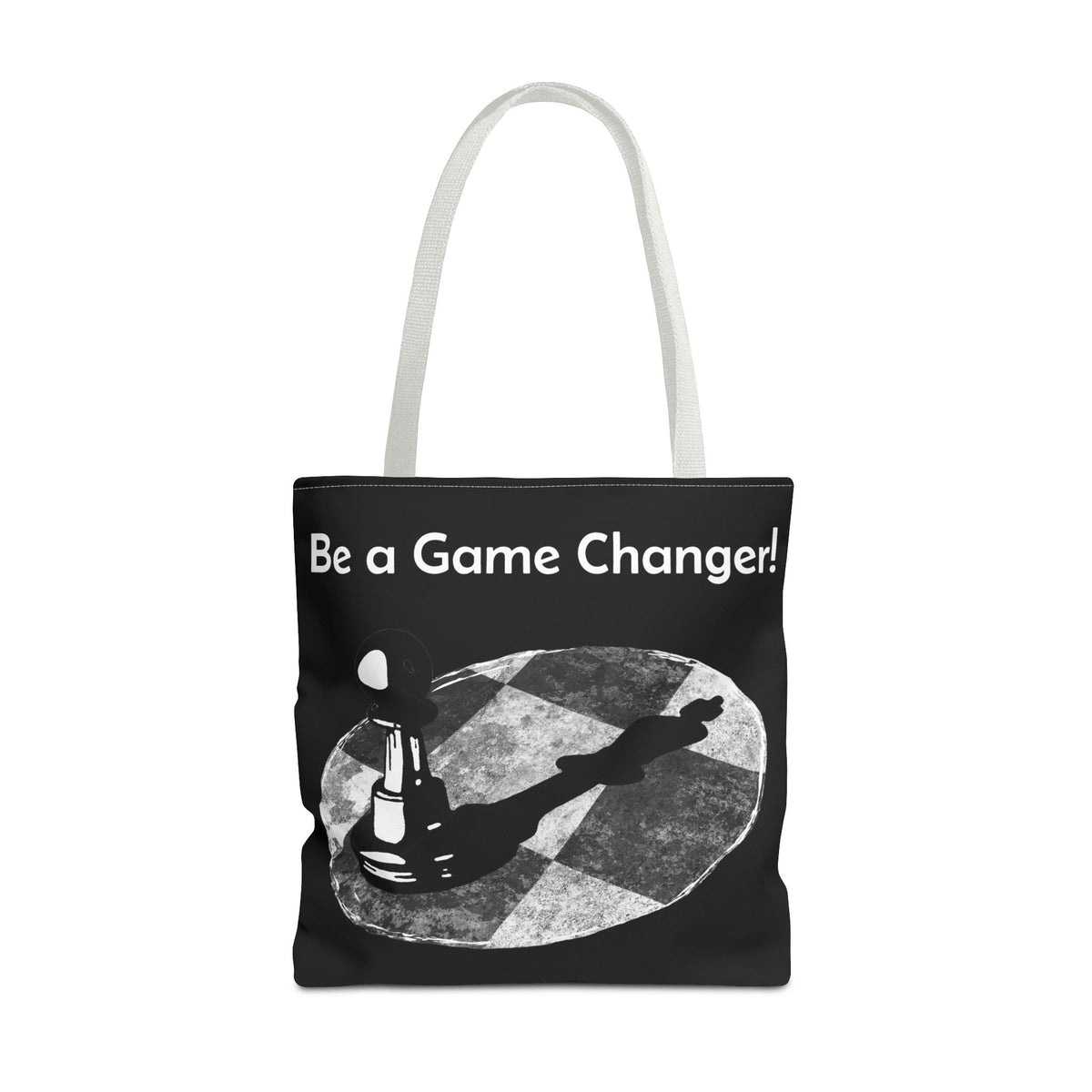 Be a Game Changer Inspirational Chess Tote Bag